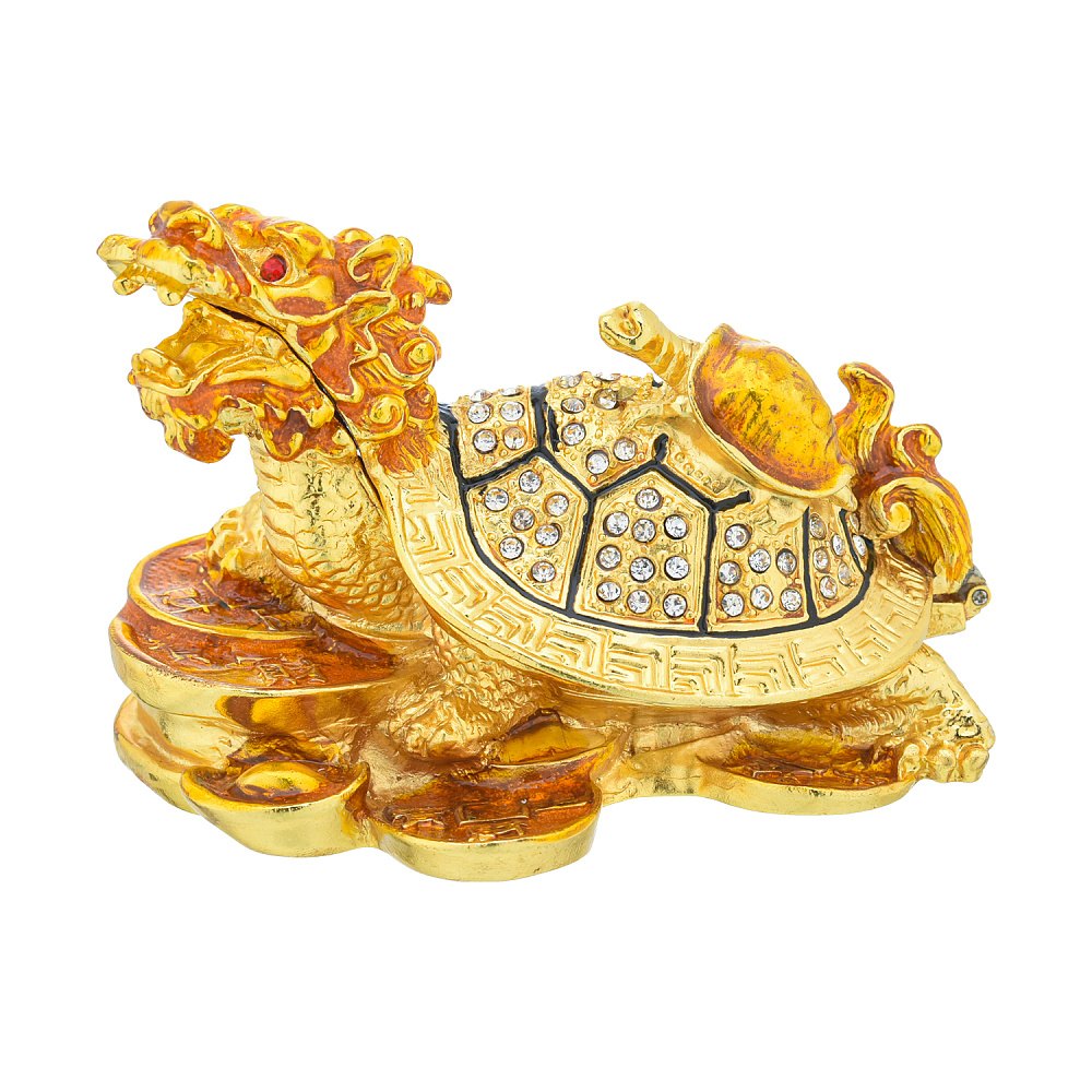 Шкатулка «Дракон-черепаха». Традиции Фаберже - интернет магазин Русь Велика я 