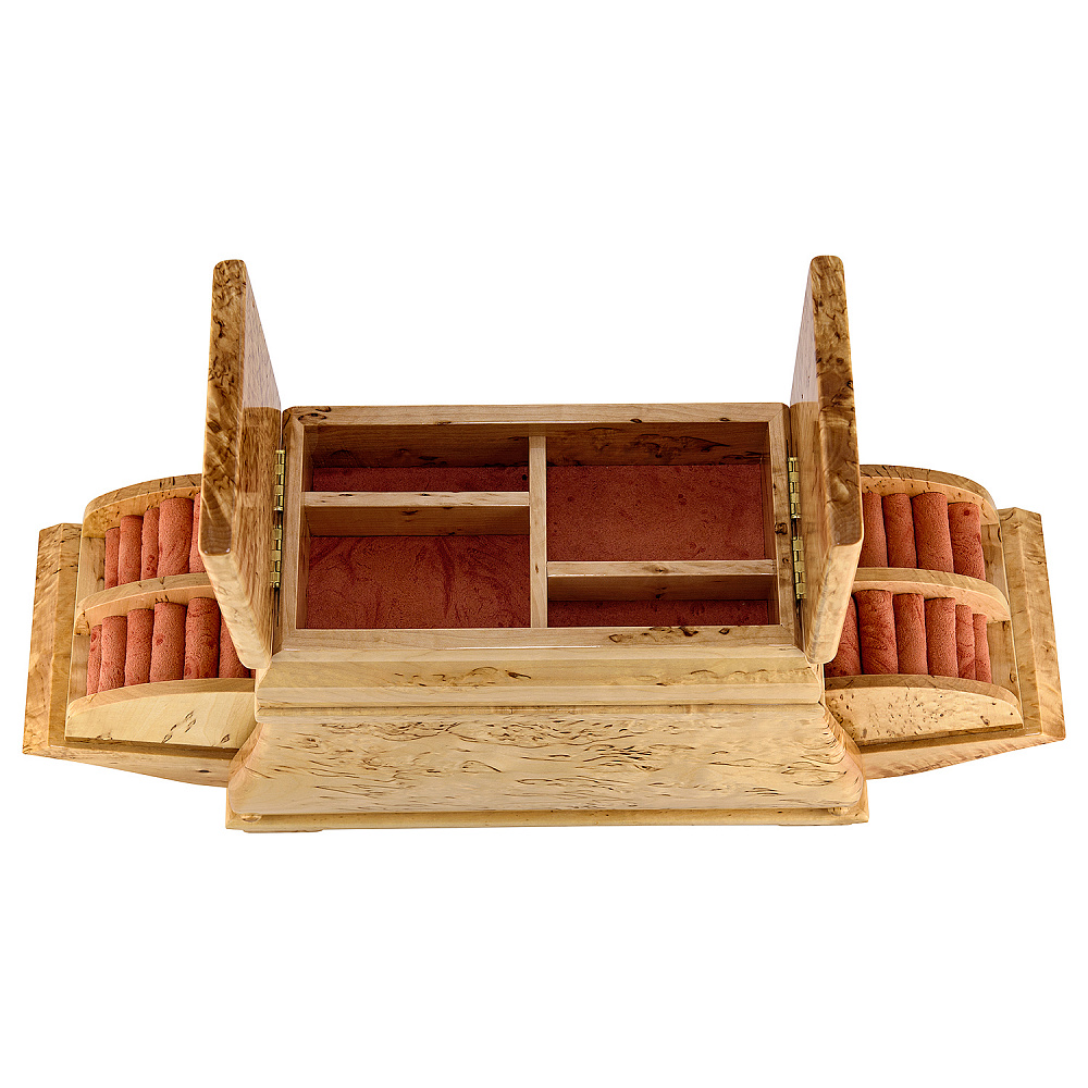 Деревянная шкатулка-ларец из карельской березы - интернет магазин Русь Велика я фото 8