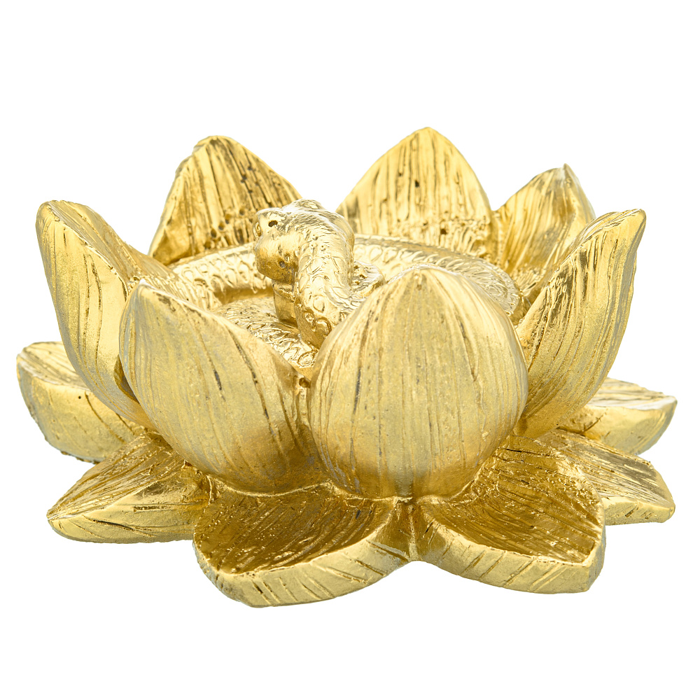 Змея Символ года 2025. Статуэтка «Змея в лотосе» - интернет магазин Русь Велика я фото 5