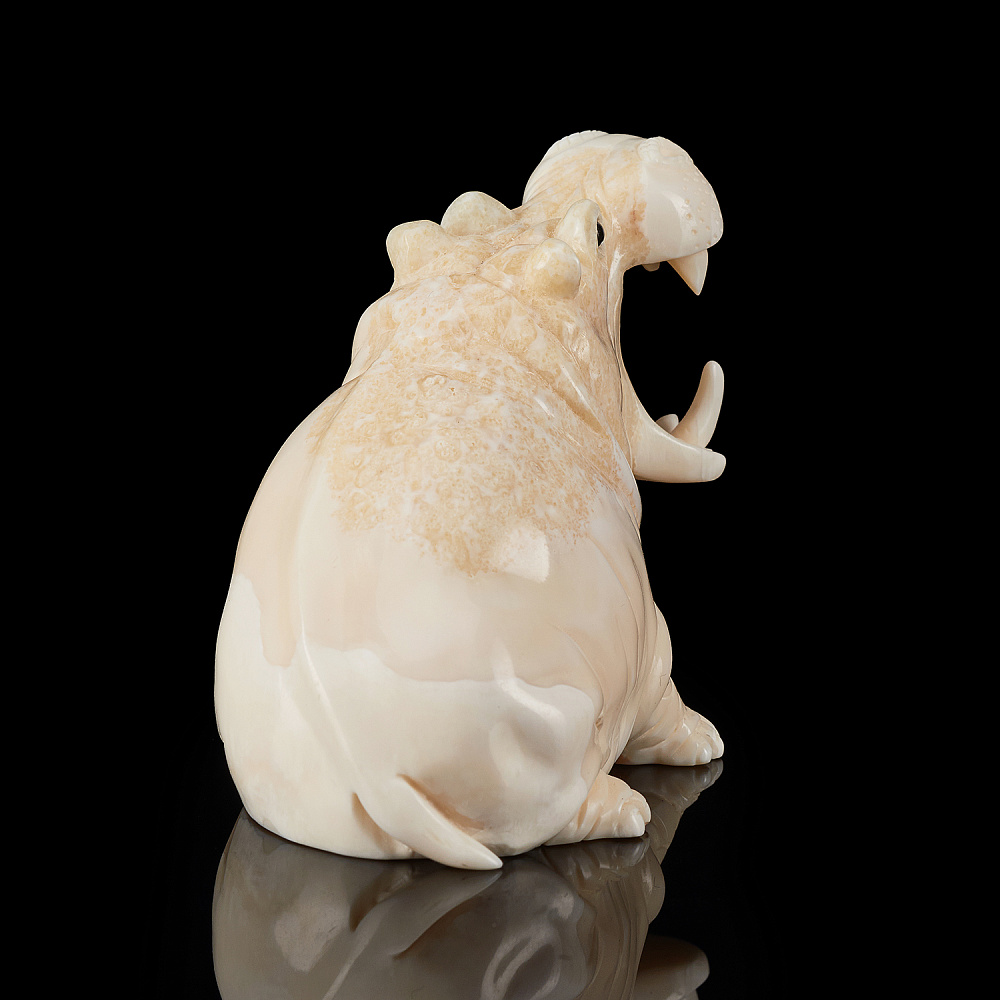 Скульптура из кости «Бегемот Маша» - интернет магазин Русь Велика я фото 2