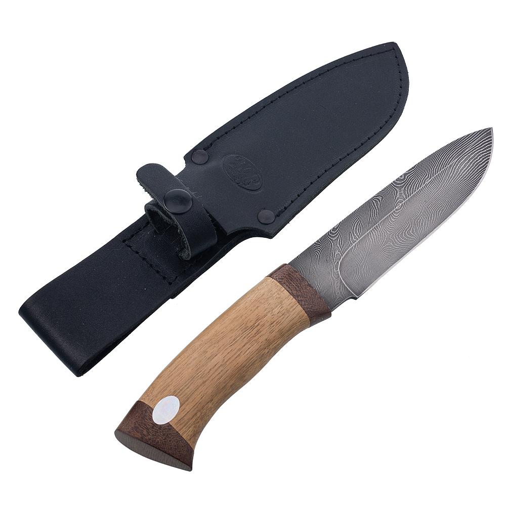 Нож сувенирный из дамасской стали «Урал». Златоуст - интернет магазин Русь Велика я 