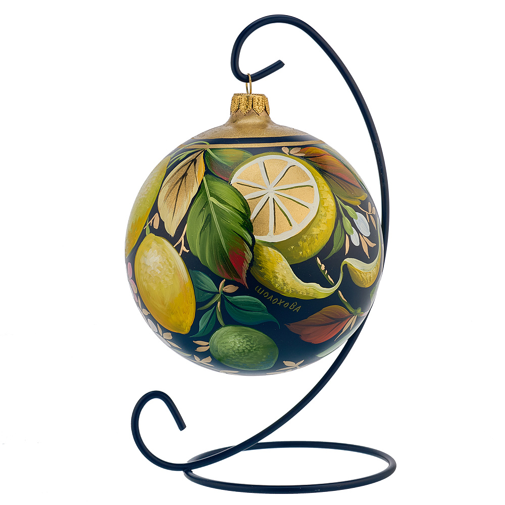 Шар новогодний с авторской росписью - интернет магазин Русь Велика я 