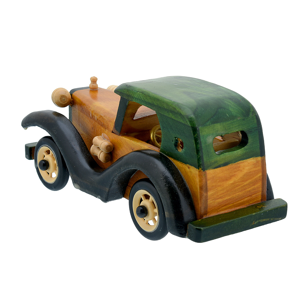 Деревянная игрушка «Ретро автомобиль» - интернет магазин Русь Велика я фото 1