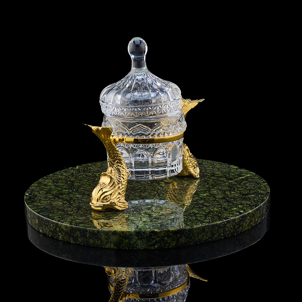 Икорница с рюмками «Рыба-кит». Златоуст - интернет магазин Русь Велика я фото 2