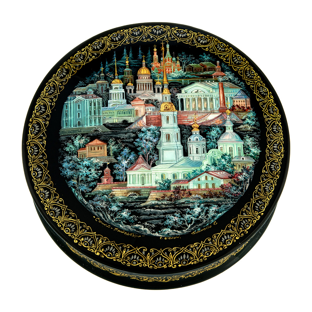 Шкатулка с художественной росписью «Санкт-Петербург» - интернет магазин Русь Велика я 