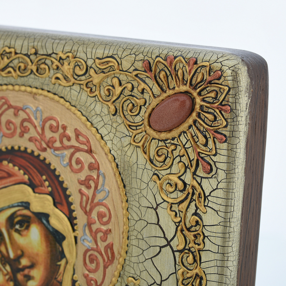 Венчальная пара икон «Божья Матерь Владимирская и Вседержитель» 15х20 см - интернет магазин Русь Велика я фото 3