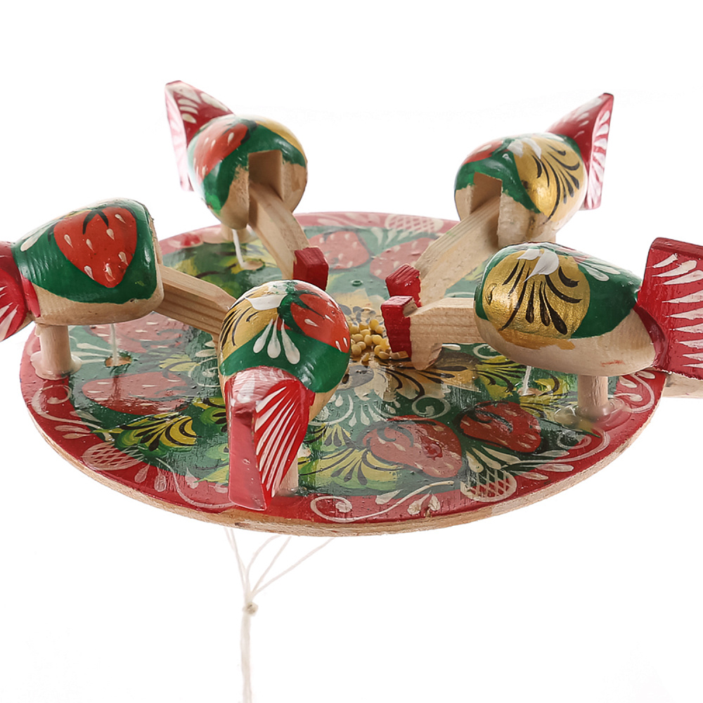 Деревянная игрушка «Курочки клюют зерно» - интернет магазин Русь Велика я фото 2