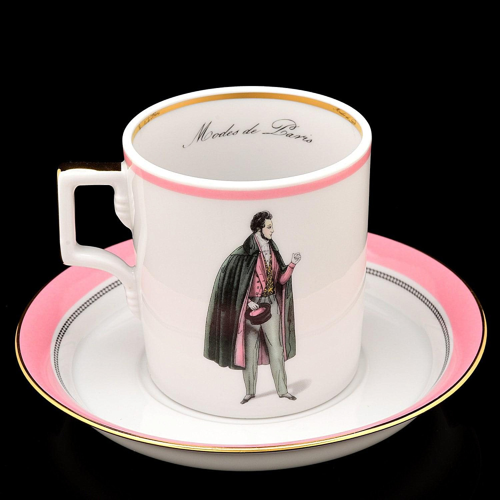 0048056/81.25657.00.1 ЛФЗ НАБОР ПОДАР.Чайный Гербовая 220мл«Modes de Paris»розовыйТН1 чайный набор - интернет магазин Русь Велика я фото 1