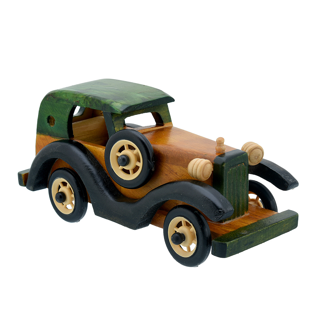 Деревянная игрушка «Ретро автомобиль» - интернет магазин Русь Велика я фото 2