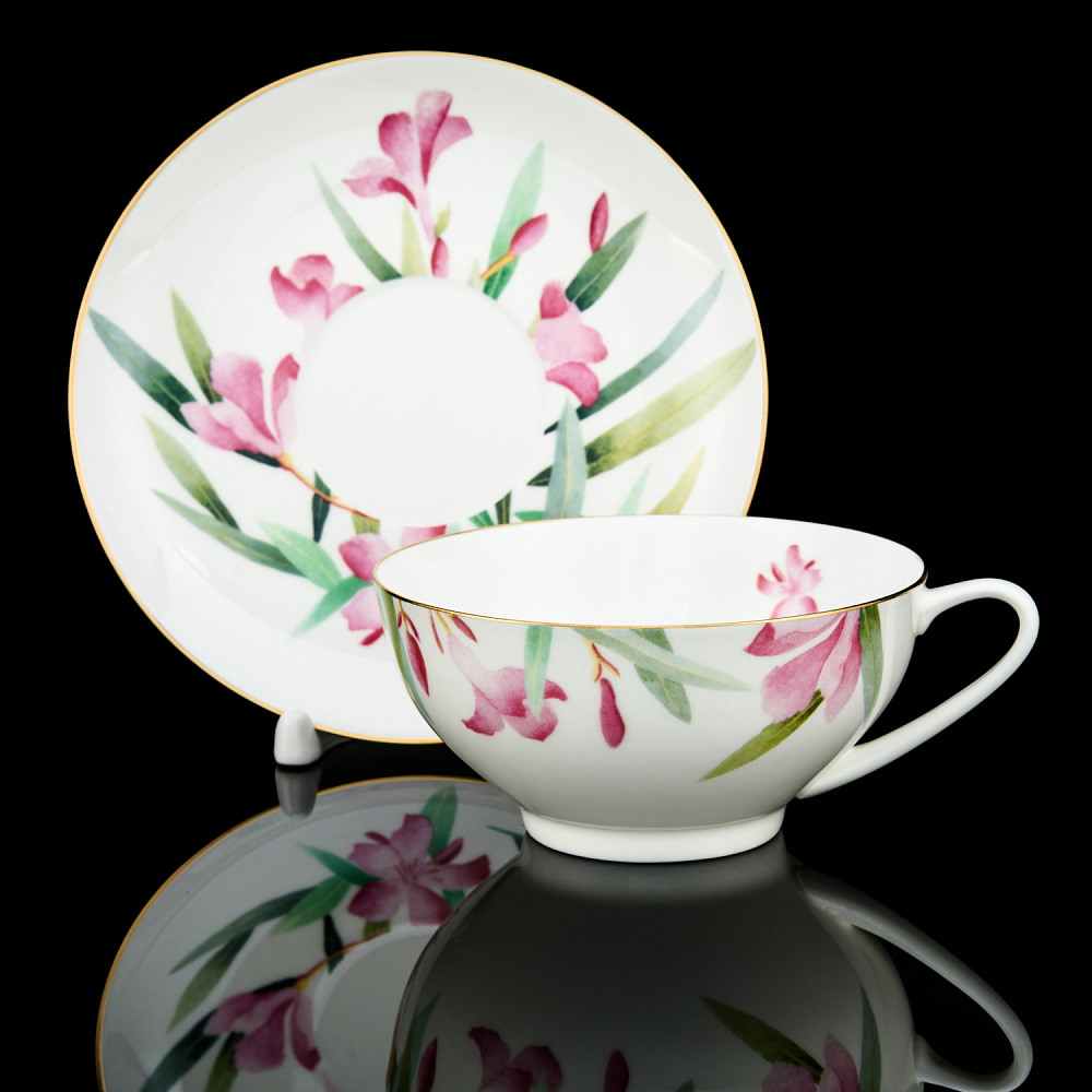 Чайная пара 300 мл «Акварель». Форма «Купольная». ИФЗ - интернет магазин Русь Велика я 