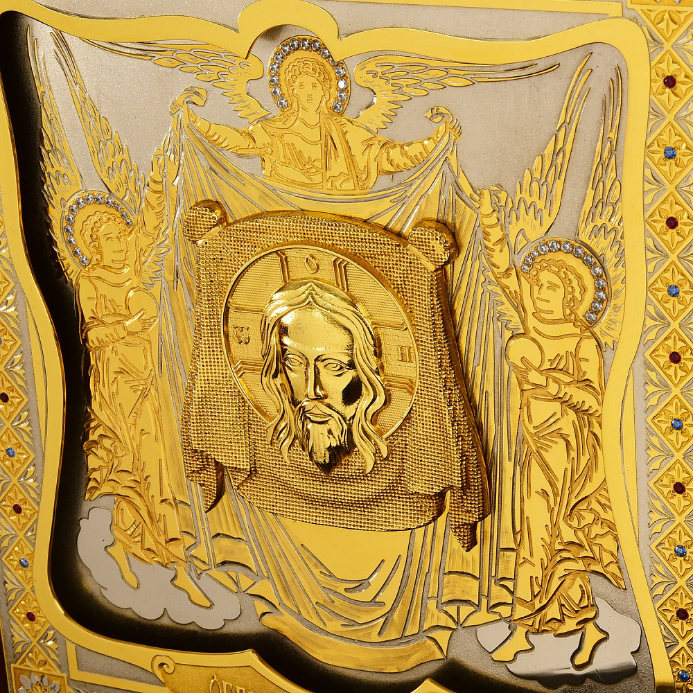Плакета «Спас Нерукотворный». Златоуст - интернет магазин Русь Велика я фото 2