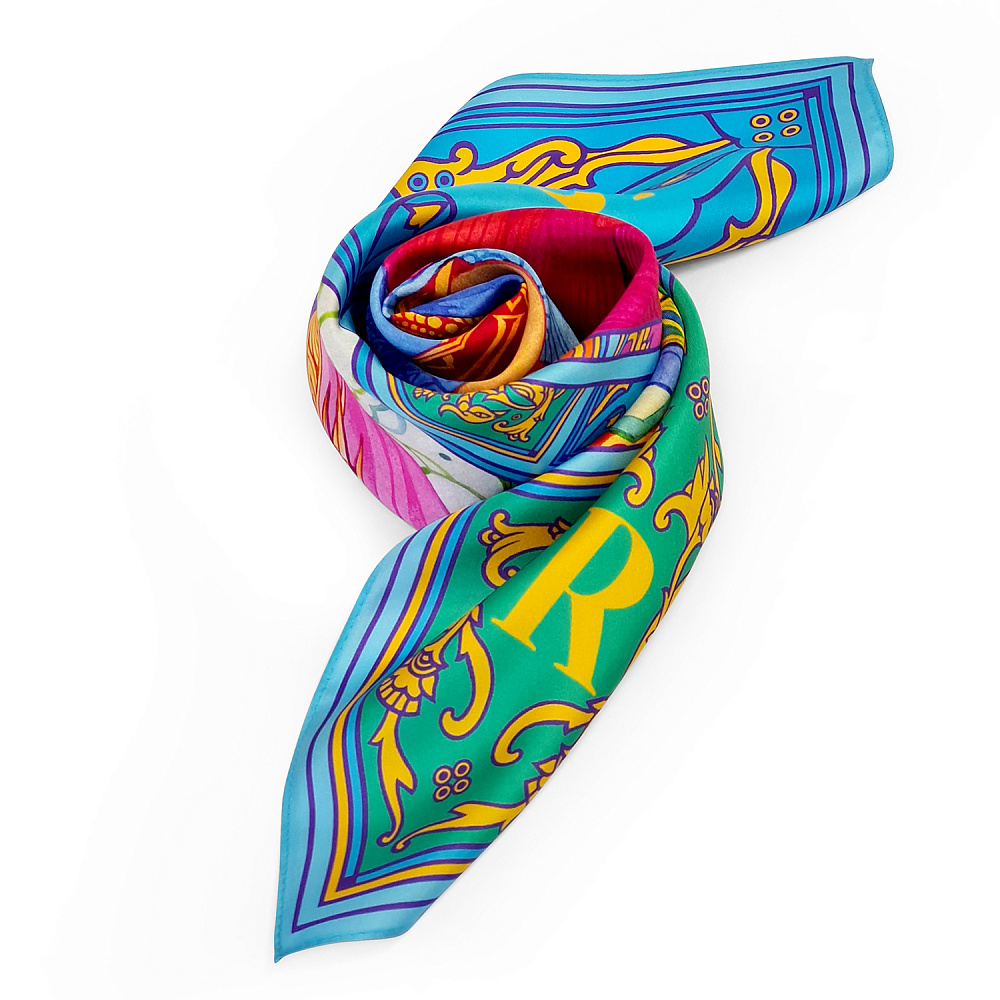 Платок шелковый «Брикс» 90х90 см - интернет магазин Русь Велика я фото 1