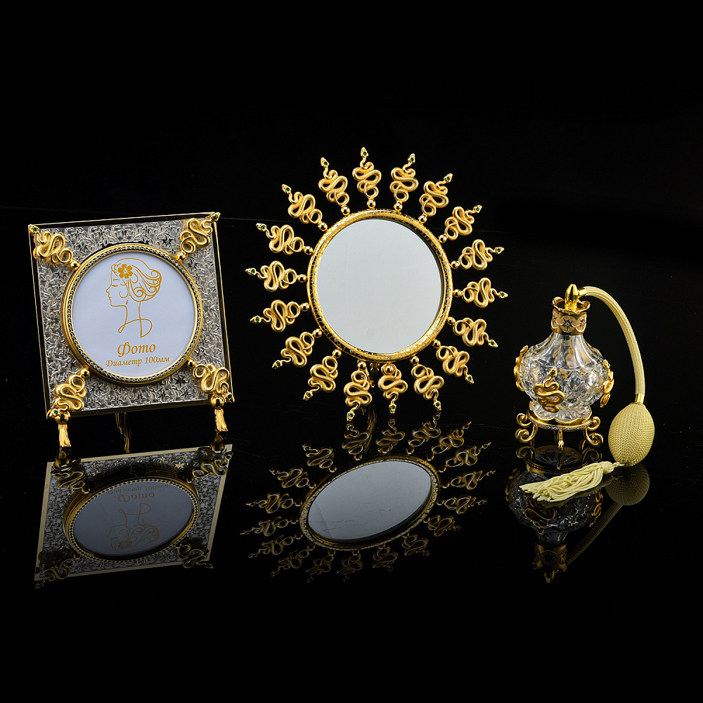 Змея Символ 2025 года. Женский набор «Солнце». Златоуст - интернет магазин Русь Велика я 