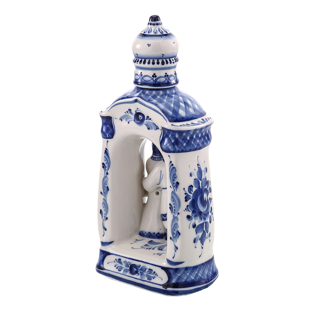 Штоф «Совет да Любовь». Гжель - интернет магазин Русь Велика я фото 2