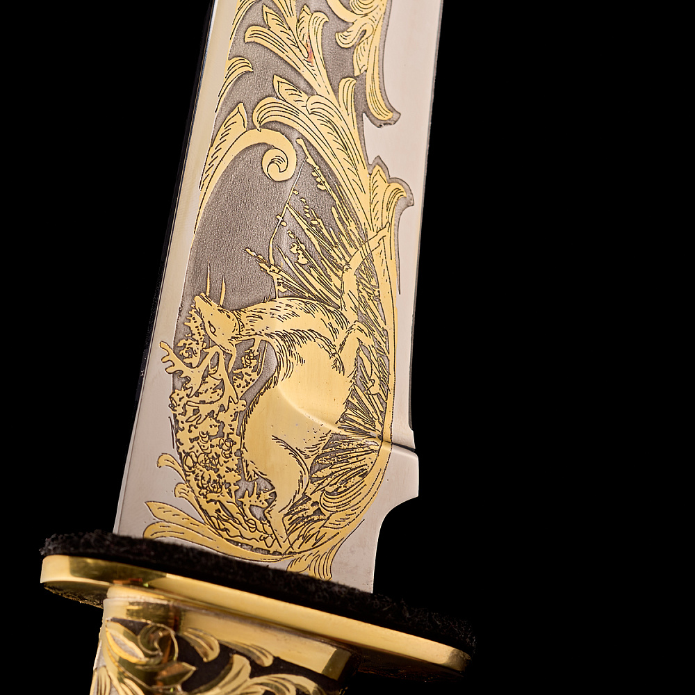 Нож сувенирный «Охота на оленя». Златоуст - интернет магазин Русь Велика я фото 4