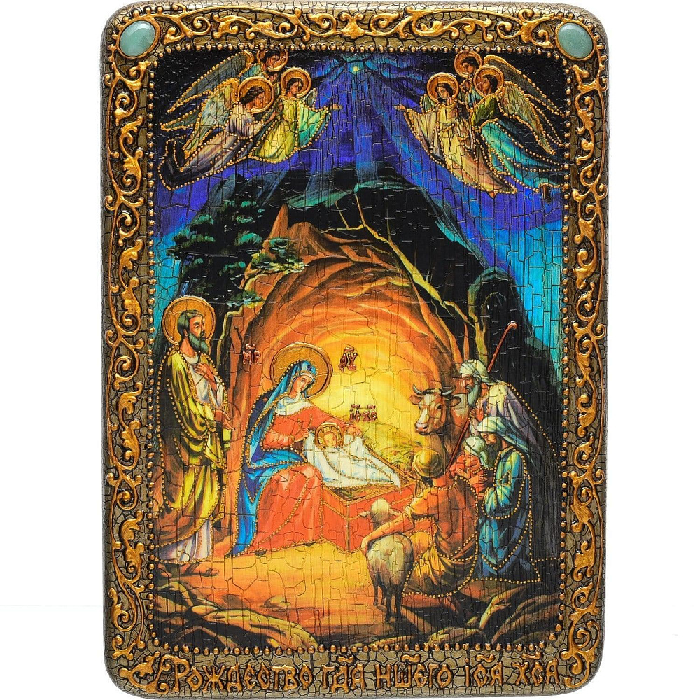 Икона «Рождество Христово» 15 х 20 см - интернет магазин Русь Велика я фото 2