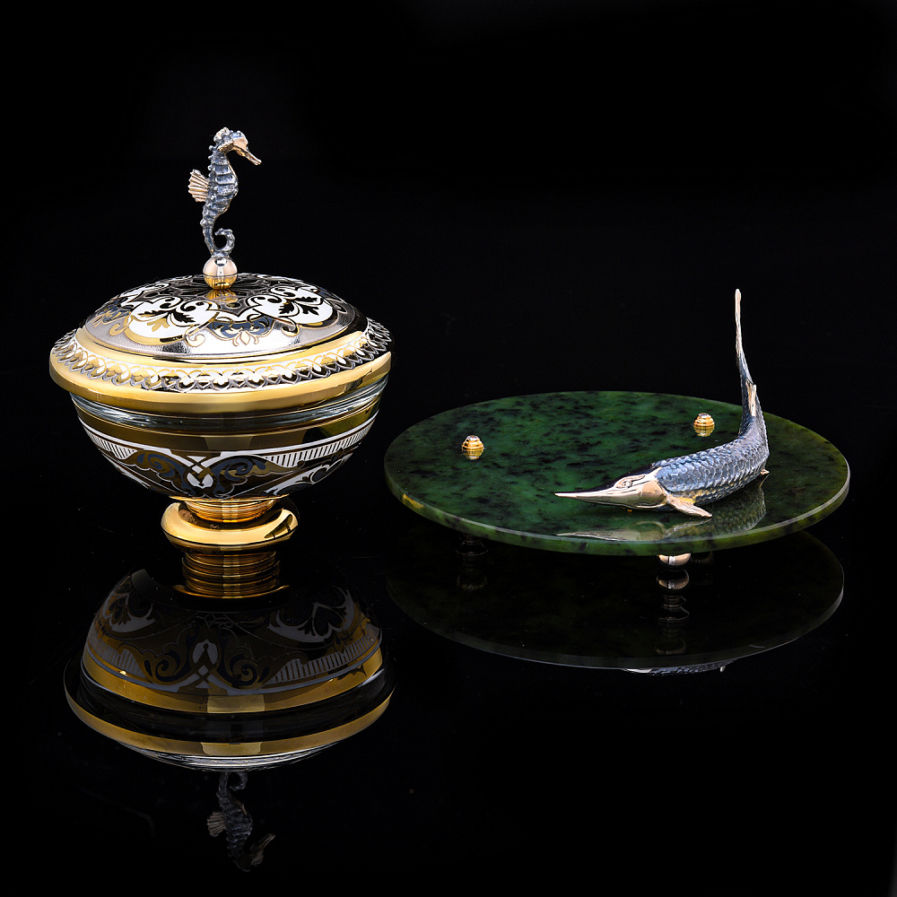 Икорница «Морской конек». Златоуст - интернет магазин Русь Велика я фото 2