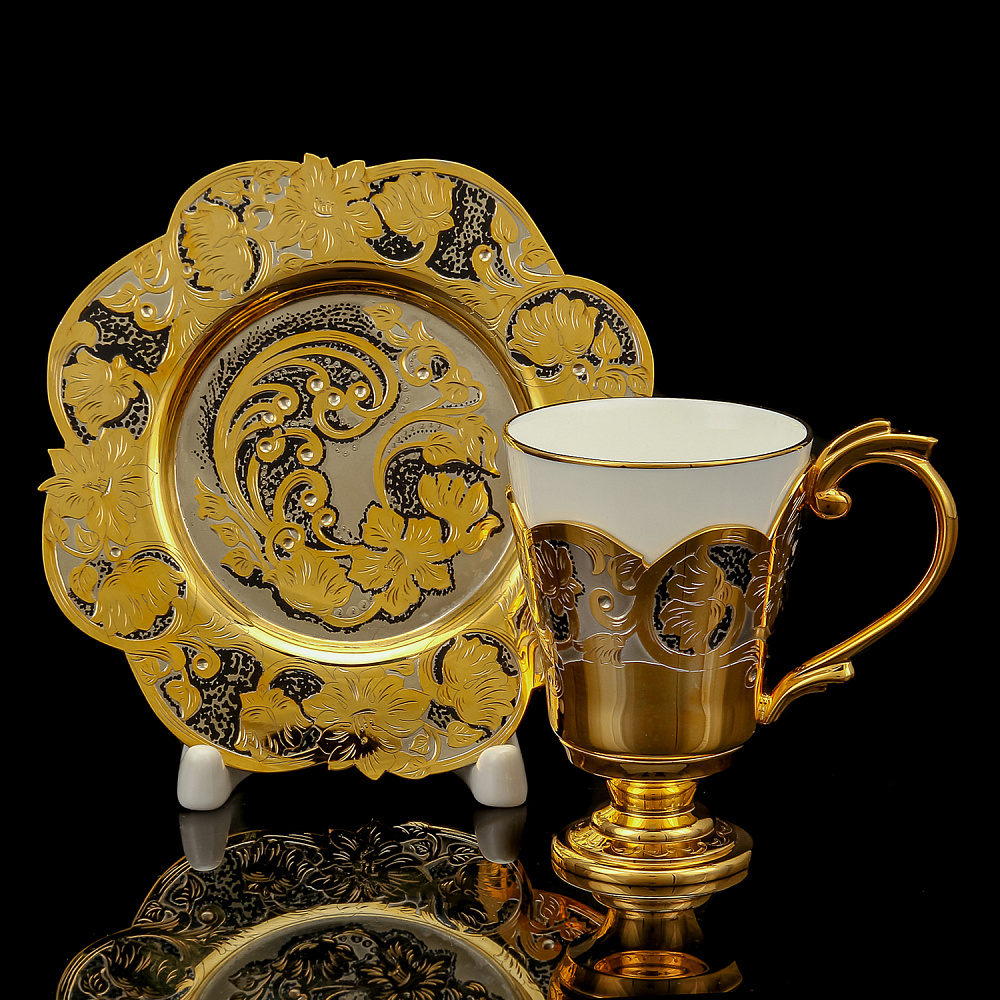 Кофейная пара «Узор». Златоуст - интернет магазин Русь Велика я 