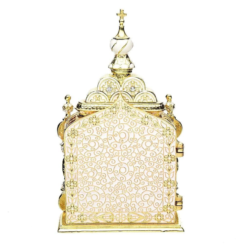 Киот малый «Господь Вседержитель». Традиции Фаберже 8 х 13 см - интернет магазин Русь Велика я фото 2