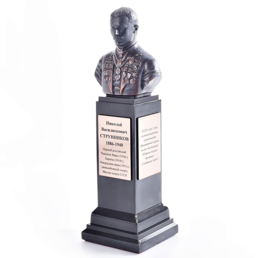 Скульптура «Бронзовый бюст Струнникова Н.В.» - интернет магазин Русь Велика я 