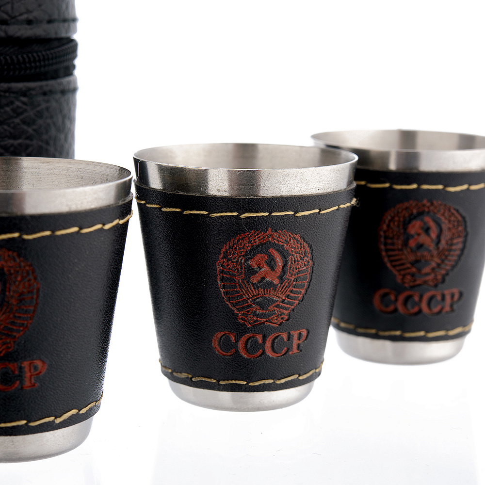Набор стопок в футляре «Герб СССР» - интернет магазин Русь Велика я фото 4