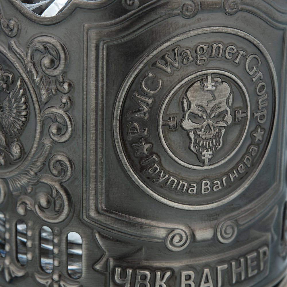 Подстаканник никелированный «Группа Вагнер» - интернет магазин Русь Велика я фото 2