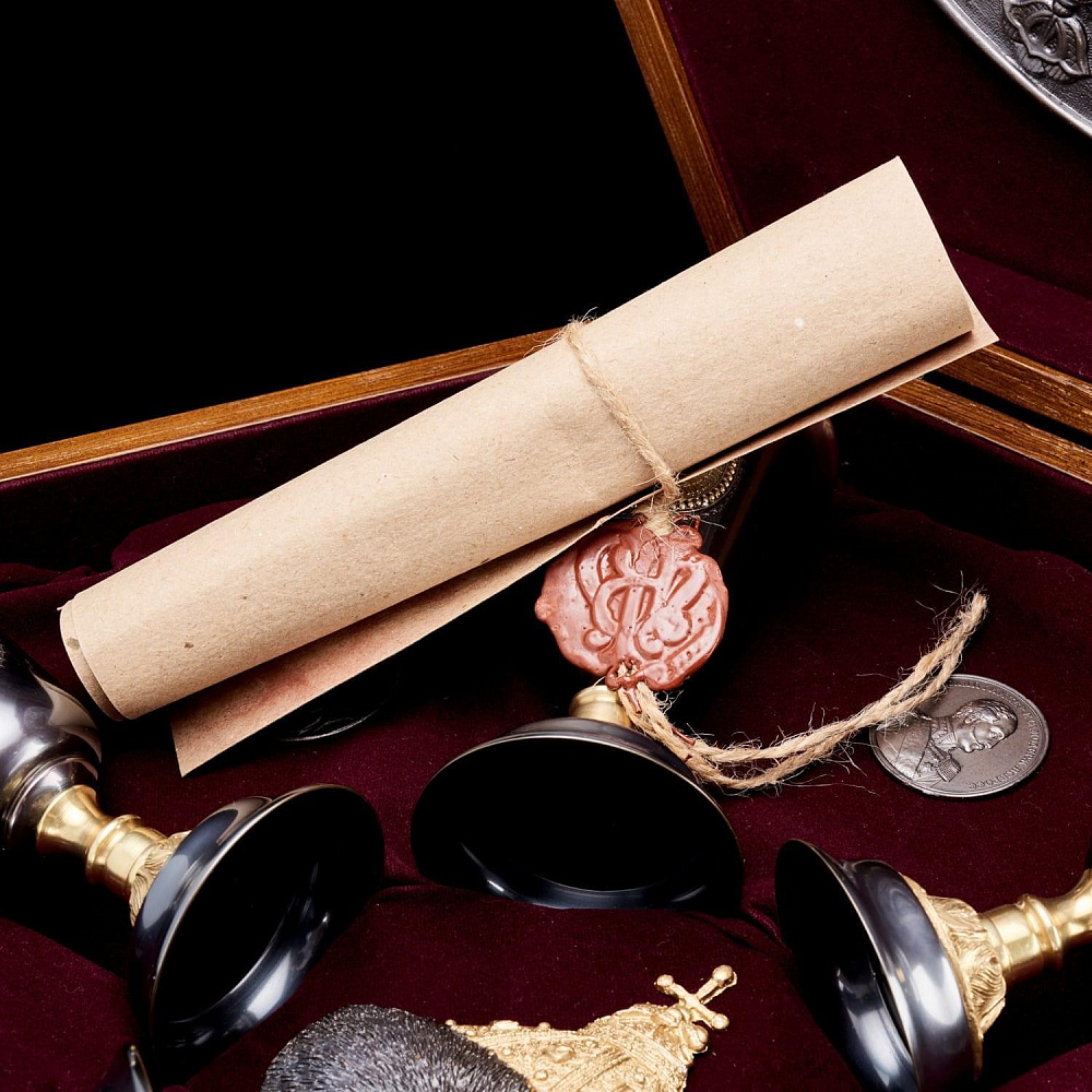 Набор кубков «Георгий Победоносец» - интернет магазин Русь Велика я фото 4