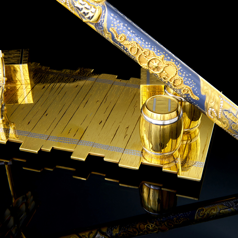 Кортик авторский «Остров сокровищ». Златоуст - интернет магазин Русь Велика я фото 6