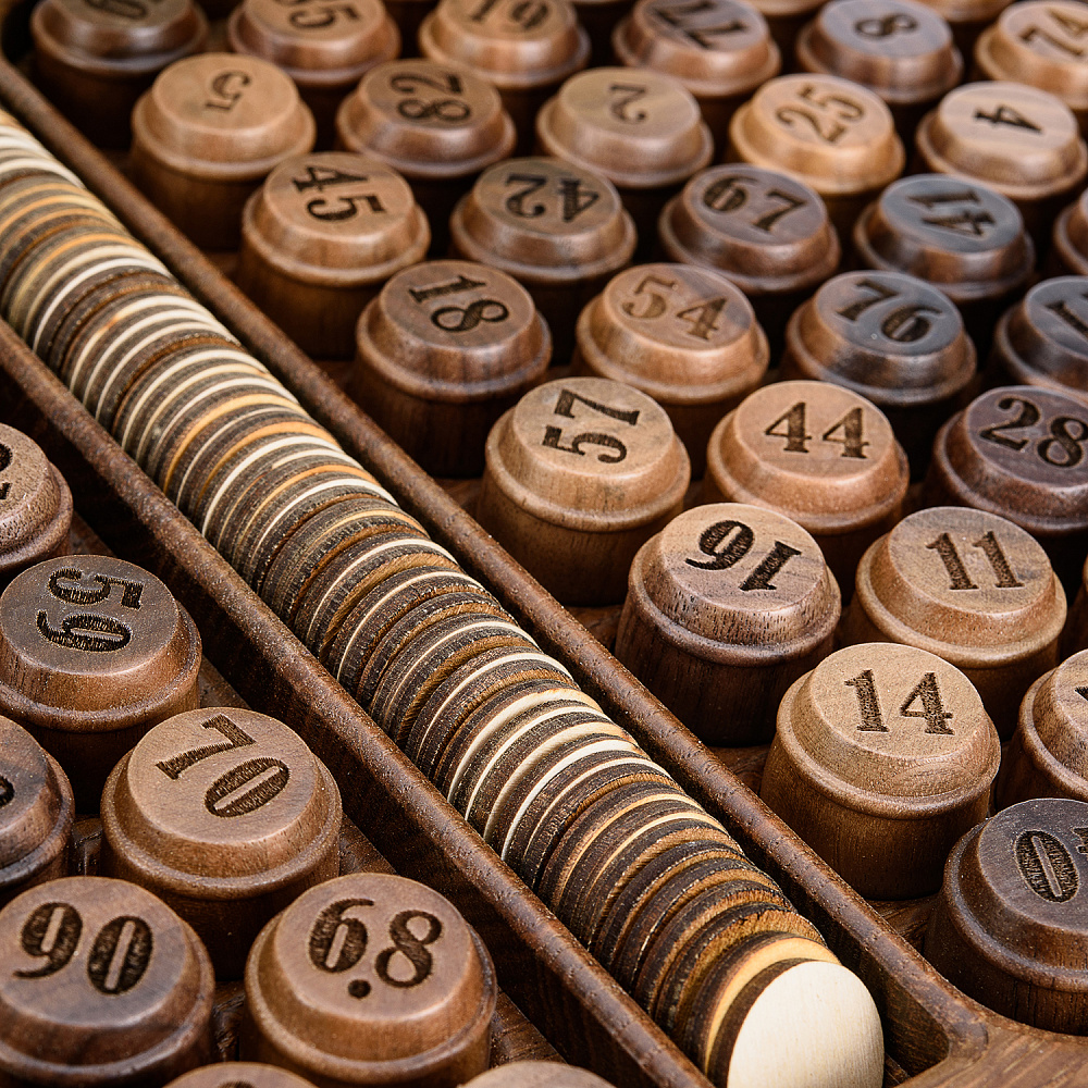 Лото в резном чемоданчике из дуба «Севанские-6» - интернет магазин Русь Велика я фото 5