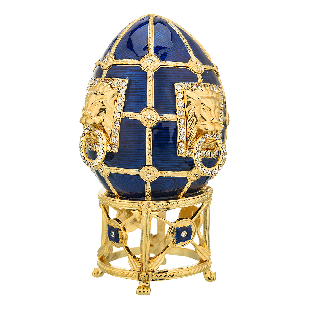 Пасхальное яйцо «Лев». Традиции Фаберже - интернет магазин Русь Велика я фото 1