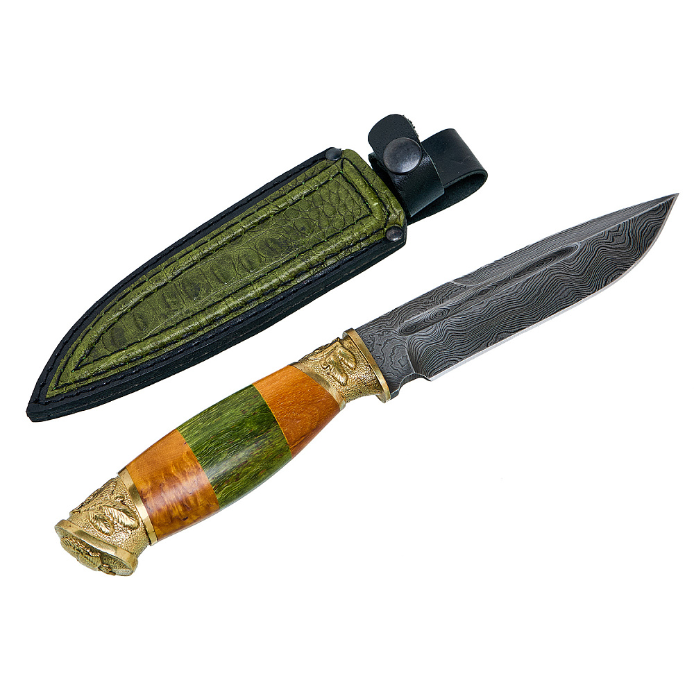 Подарочный набор с кинжалом «Кубачи» и ножом «Глухарь» - интернет магазин Русь Велика я фото 10