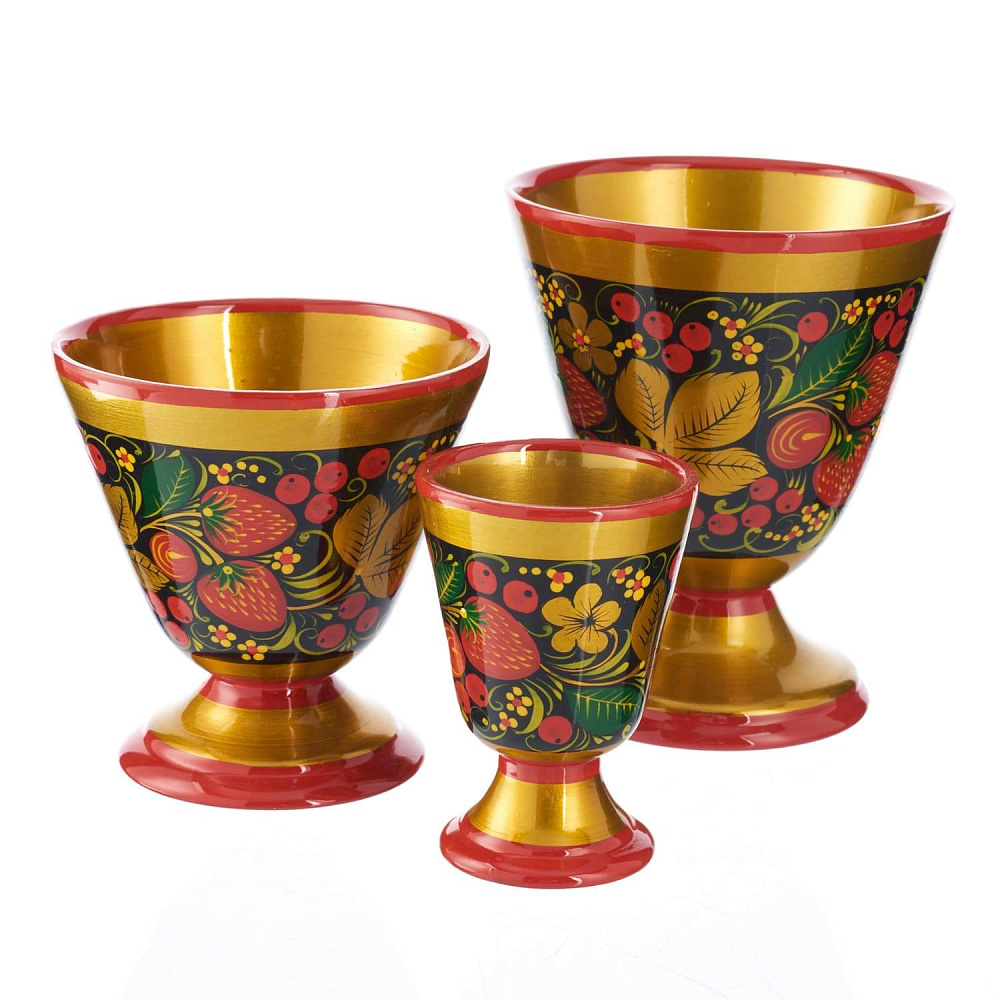 Набор для банкета (4 пр.) Хохлома - интернет магазин Русь Велика я фото 6