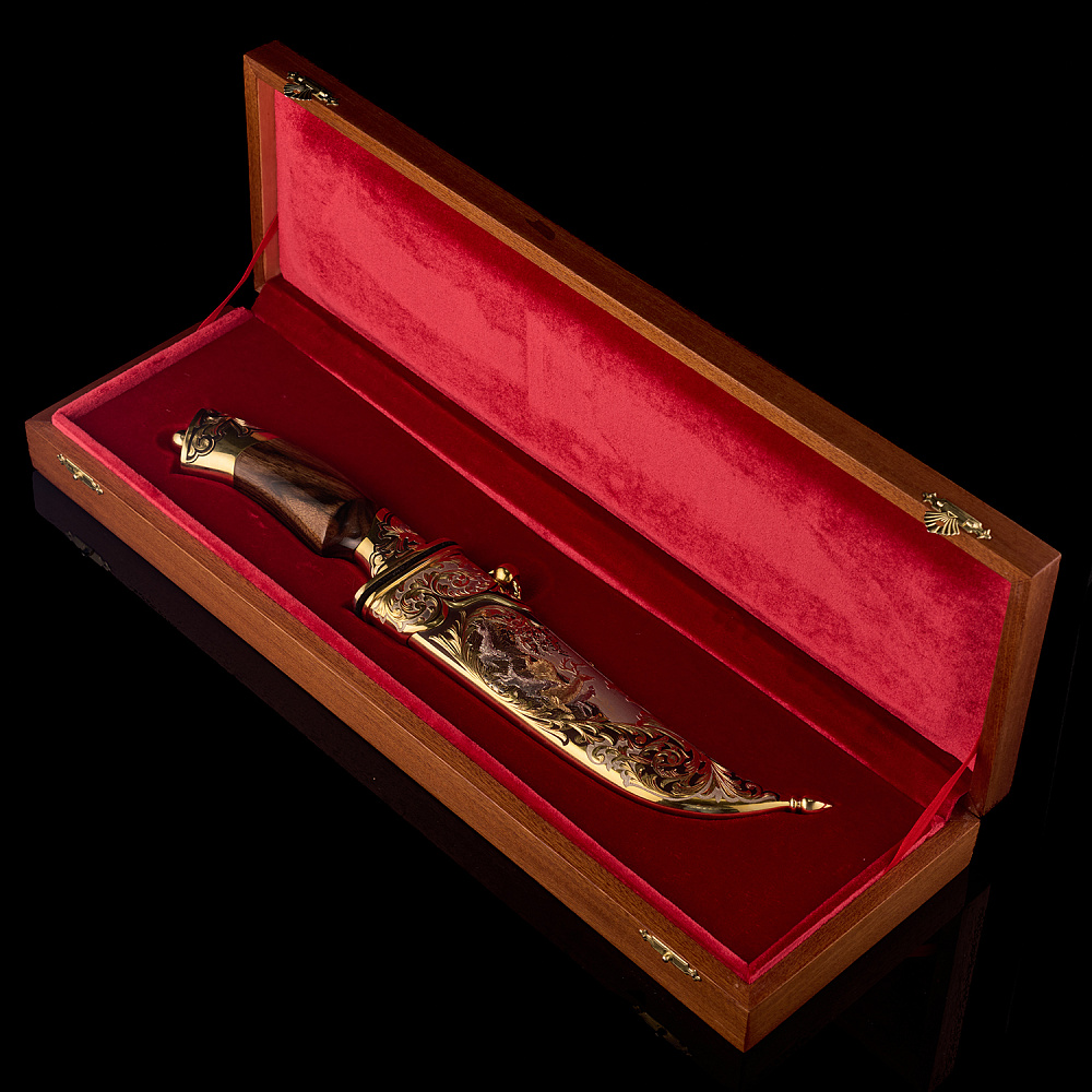 Нож сувенирный «Охота на оленя». Златоуст - интернет магазин Русь Велика я фото 12