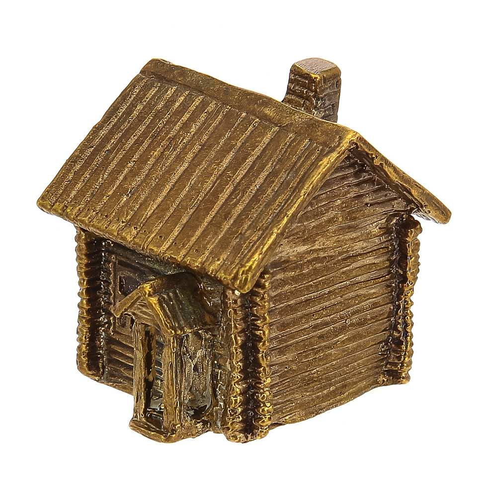 Бронзовый колокольчик «Избушка» - интернет магазин Русь Велика я 