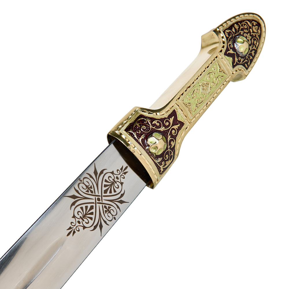 Подарочный набор с кинжалом «Кубачи» и ножом «Глухарь» - интернет магазин Русь Велика я фото 5
