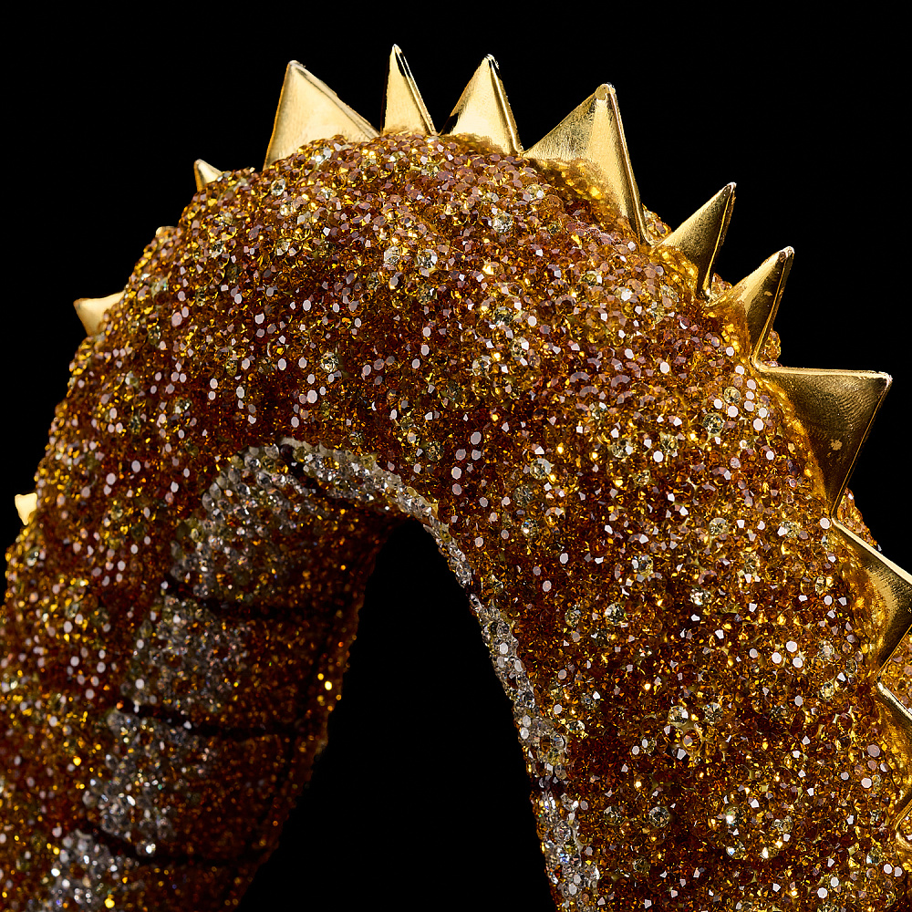 Скульптура с хрустальными стразами «Дракон» - интернет магазин Русь Велика я фото 5