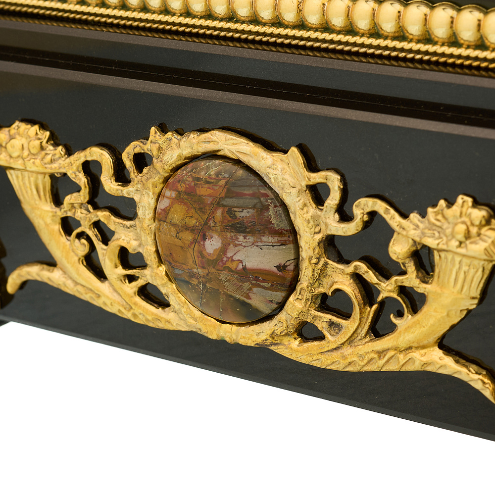 Часы каминные из натурального камня «Домик» - интернет магазин Русь Велика я фото 3