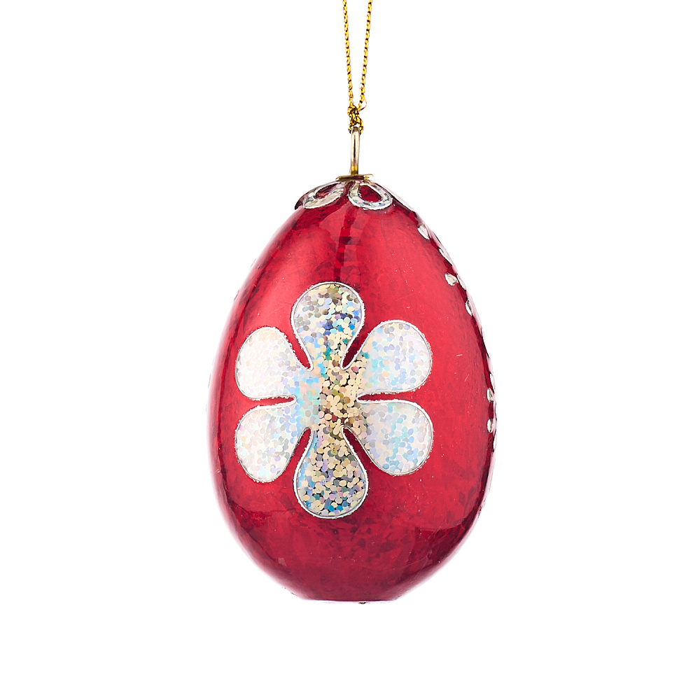 Деревянное пасхальное яйцо «ХВ» - интернет магазин Русь Велика я фото 1