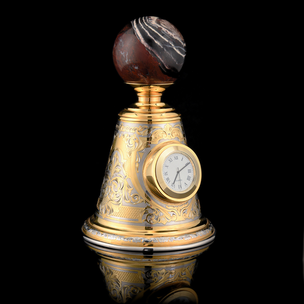 Часы настольные «Колокол». Златоуст - интернет магазин Русь Велика я фото 1