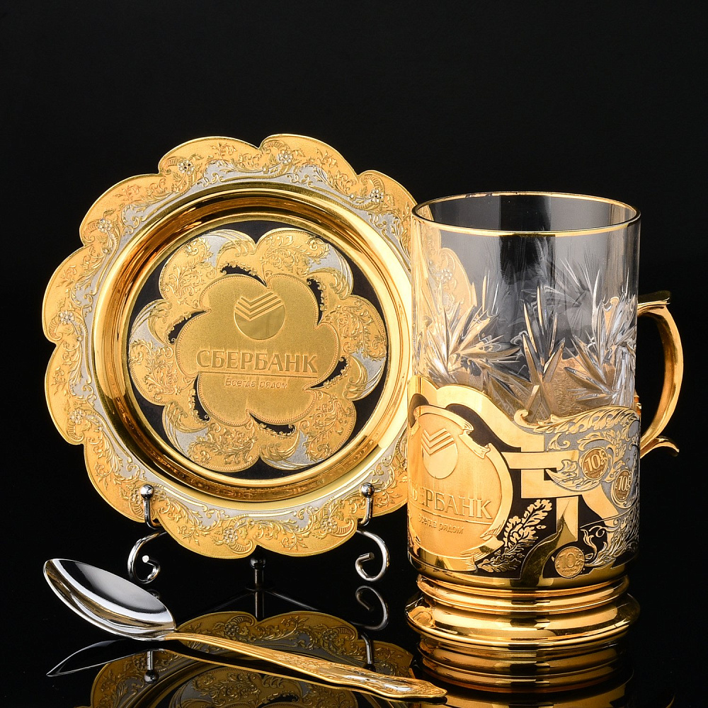 Подстаканник «Сбербанк». Златоуст - интернет магазин Русь Велика я 