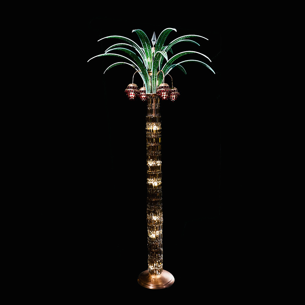 Торшер из хрусталя «Пальма» - интернет магазин Русь Велика я фото 1