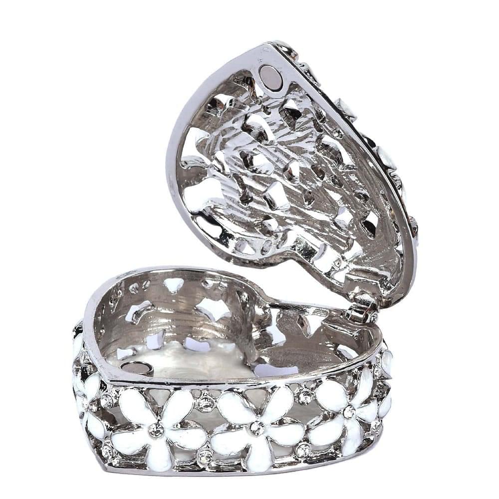 Шкатулка «Цветочное сердце». Традиции Фаберже - интернет магазин Русь Велика я фото 1