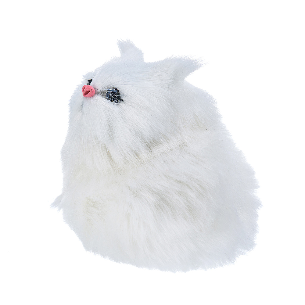 Игрушка из меха «Пушистая кошка» - интернет магазин Русь Велика я фото 1