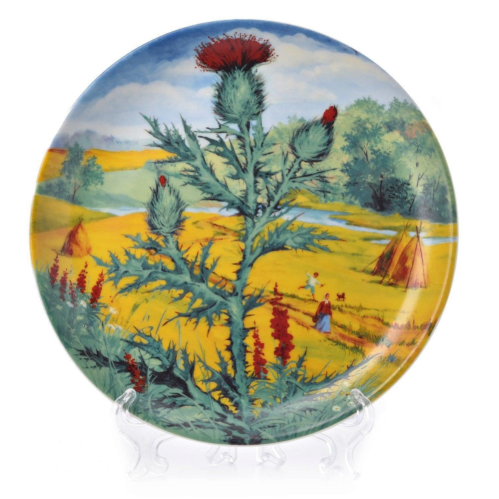 Коллекционная декоративная тарелка «Бодяк» №18 - интернет магазин Русь Велика я 