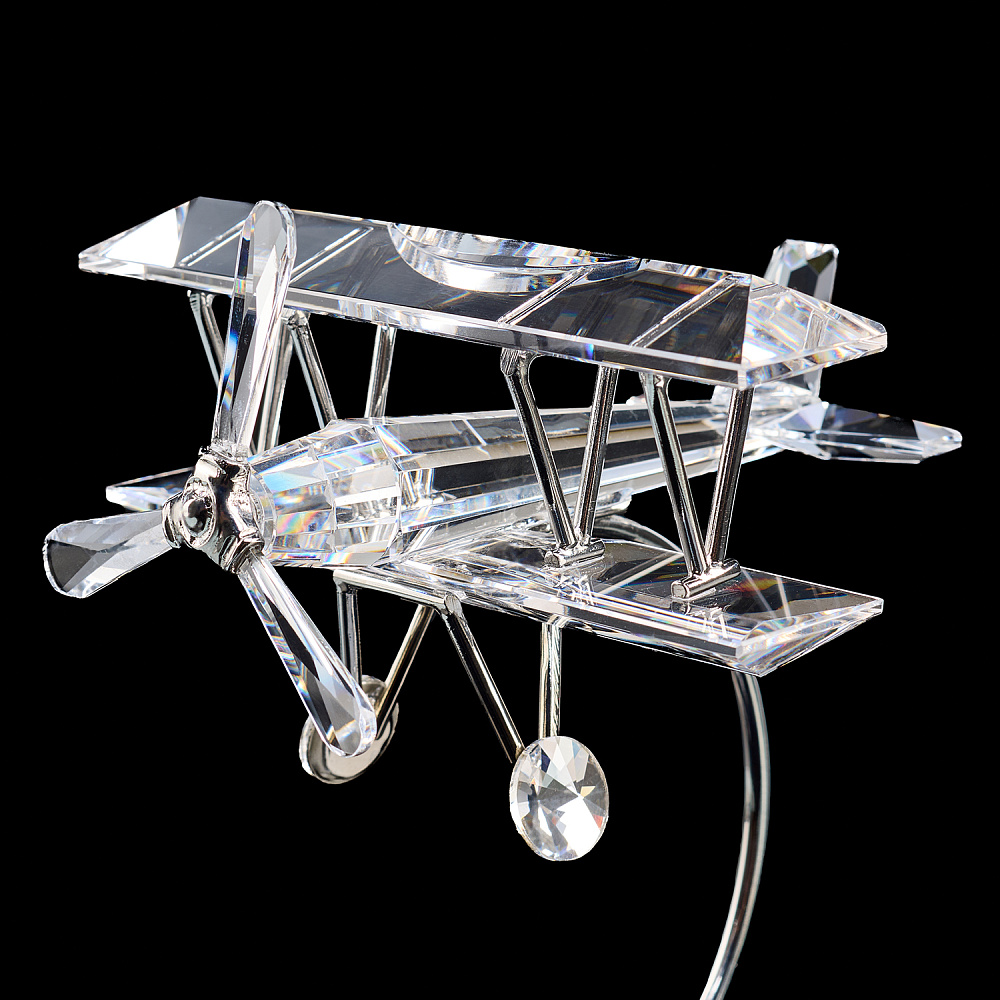 Статуэтка из хрусталя «Самолет планер» - интернет магазин Русь Велика я фото 4