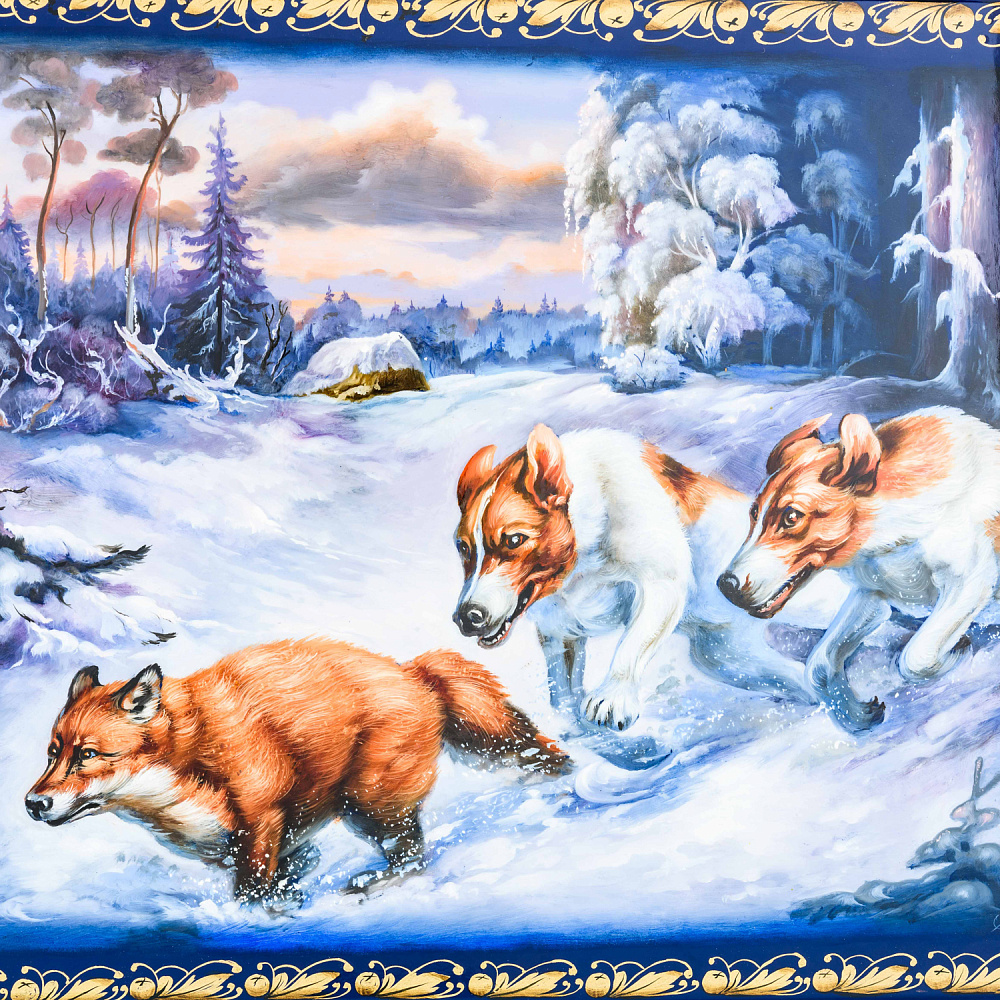 Шкатулка деревянная с авторской росписью - интернет магазин Русь Велика я фото 2