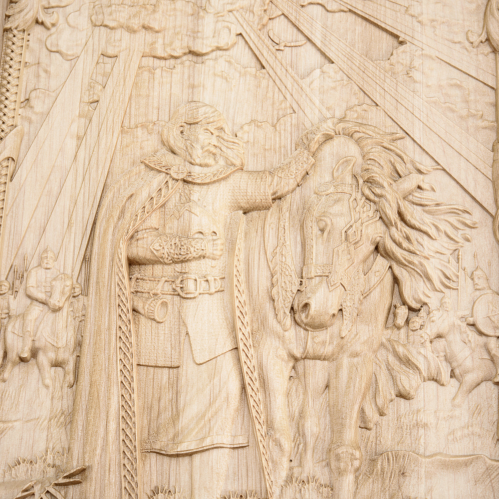 Русское лото в резной шкатулке из граба «Вещий Олег» - интернет магазин Русь Велика я фото 3