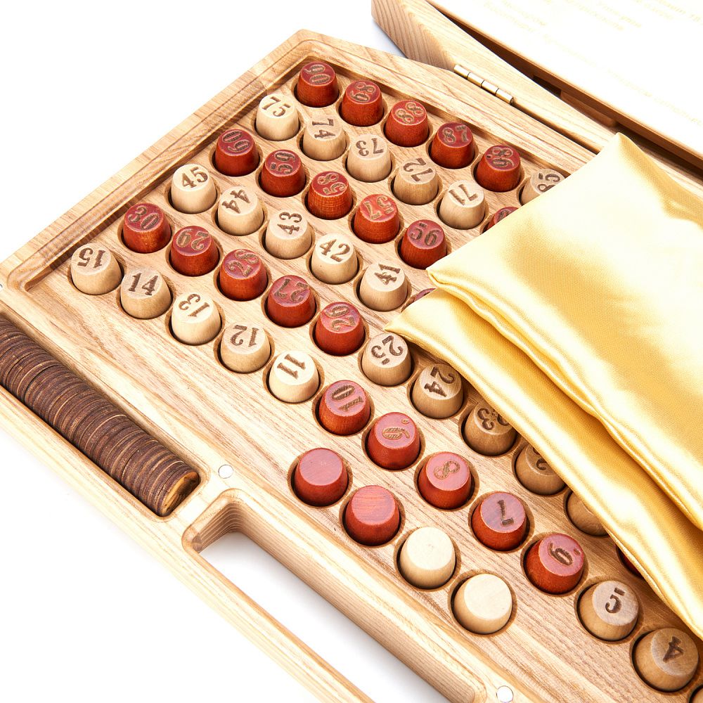 Лото в резном чемодане из ясеня «Арабеска 5» - интернет магазин Русь Велика я фото 2