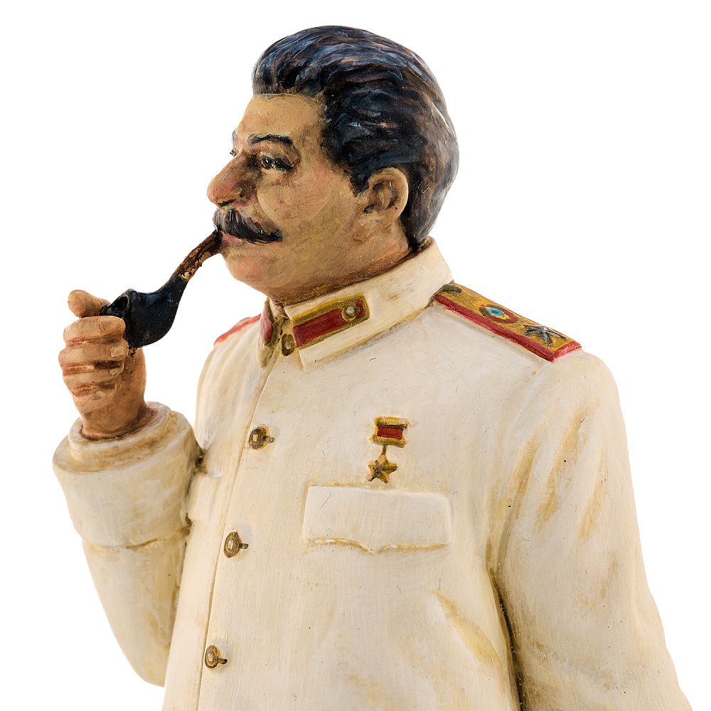 Деревянная резная скульптура «Сталин» - интернет магазин Русь Велика я фото 2