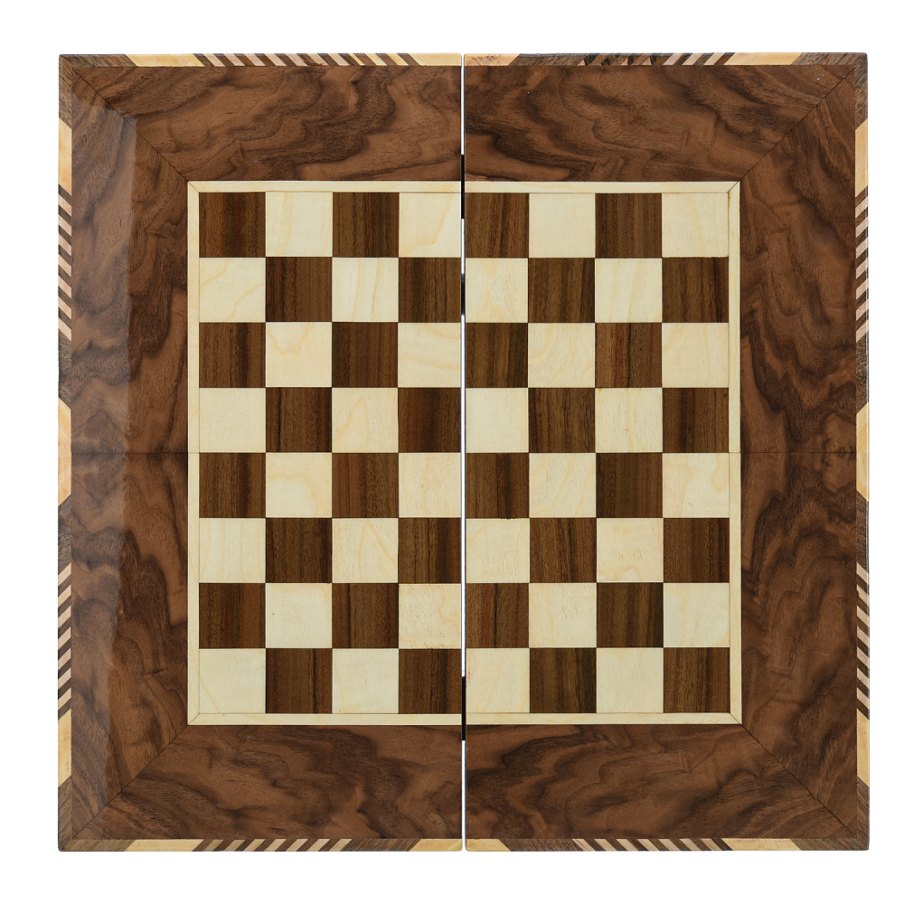 Нарды-шашки-шахматы деревянные маркетри «Звезда востока» 49х25 см - интернет магазин Русь Велика я фото 3